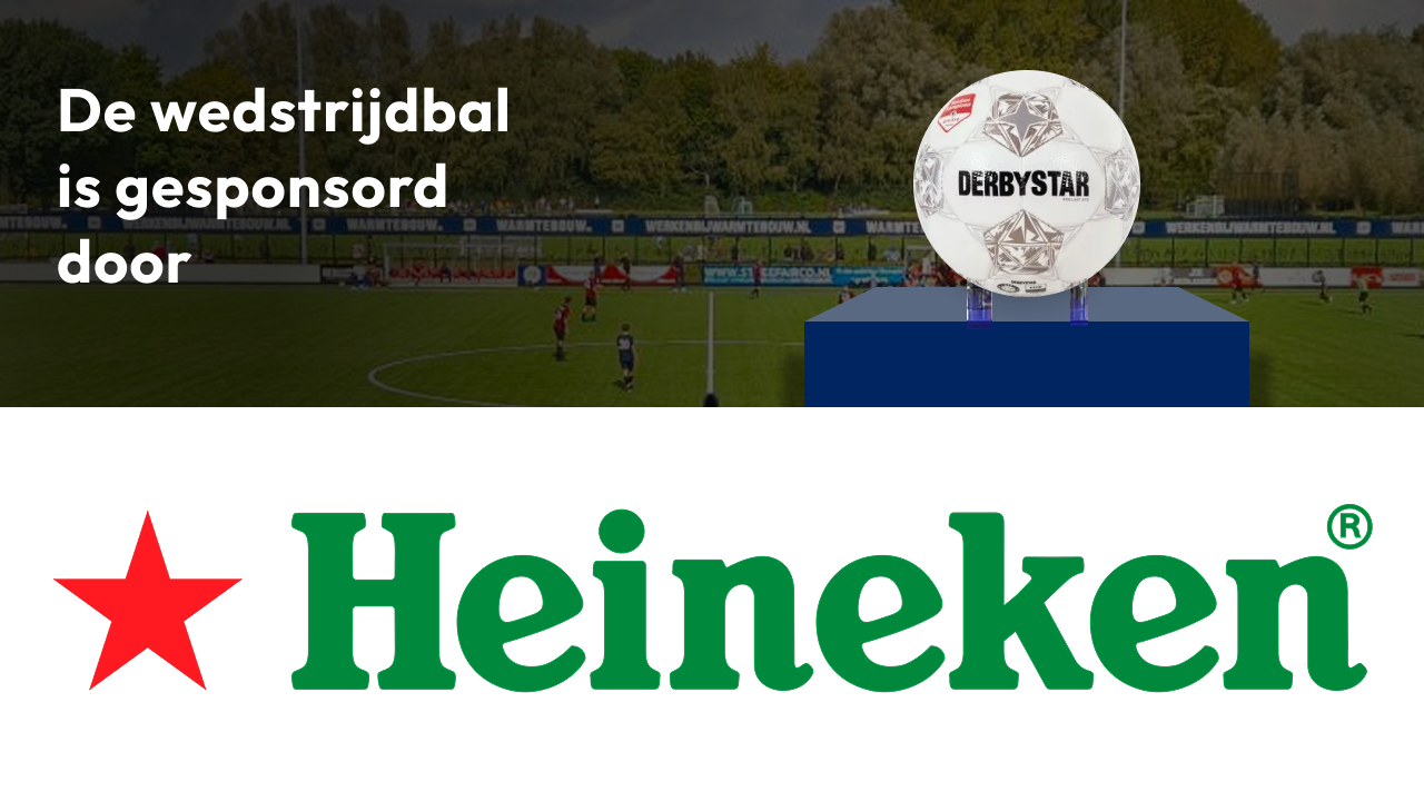 Heineken eerste balsponsor van het seizoen