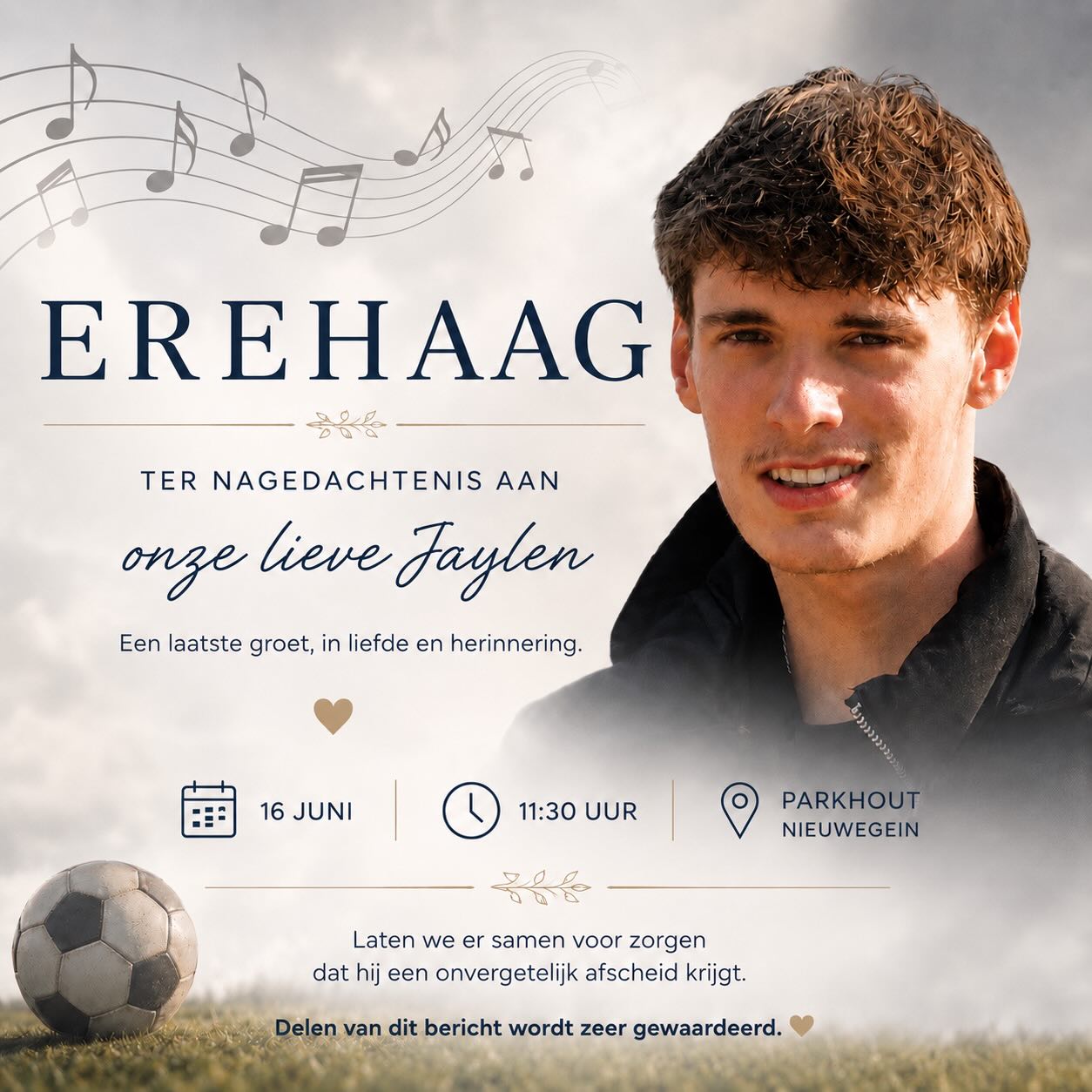 Afscheid Jaylen Wiggelinkhuizen