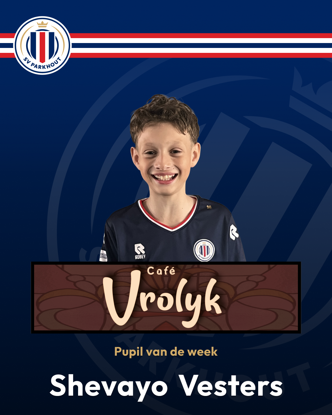 &quote;Eetcafé Vrolijk&quote; pupil van de week: Shevayo Vesters