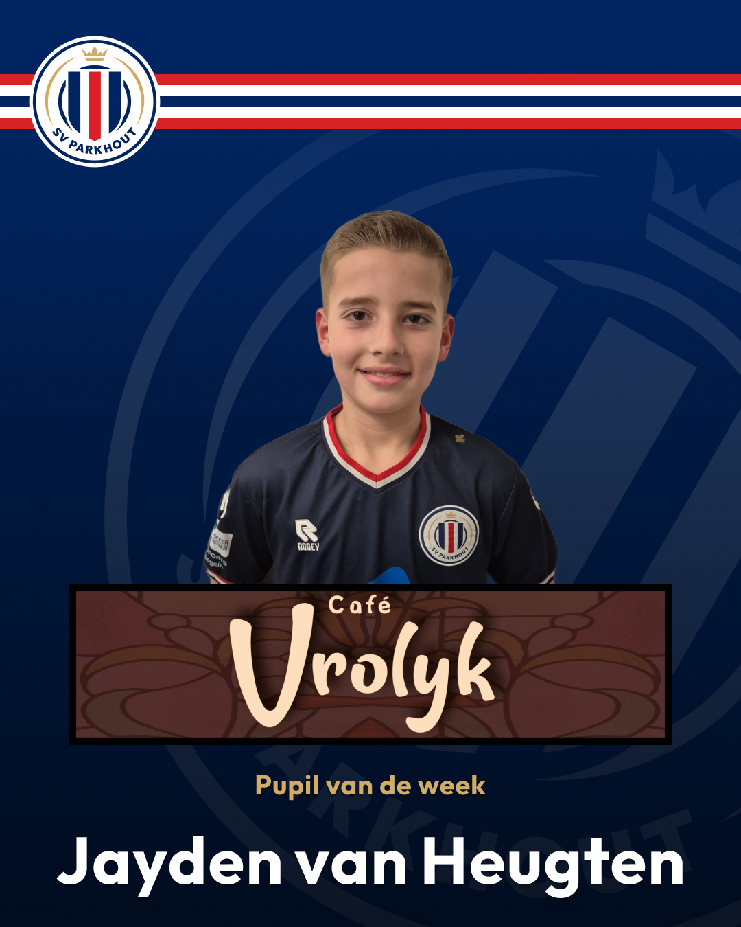 &quote;Eetcafé Vrolijk&quote; pupil van de week: Jayden van Heugten
