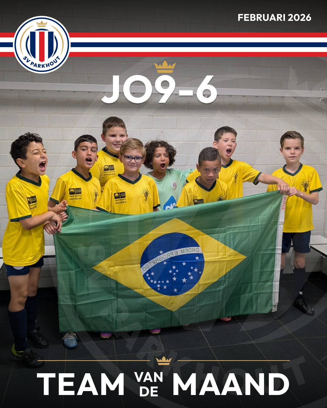 Nieuw bij sv Parkhout: het Team van de Maand